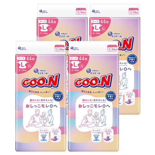 グーン おしっこモレ0へ Lサイズ(44枚×4パック)