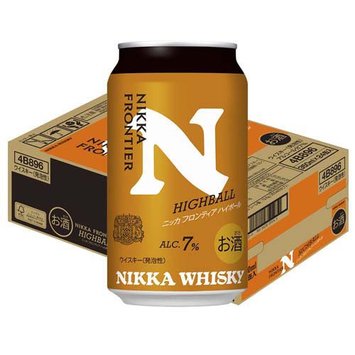 数量限定 アサヒ ニッカ フロンティア ハイボール 350ml 缶 24本 1ケース 送料無料