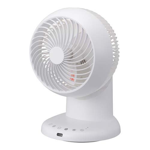360度サーキュレーターリモコン付き20畳までホワイトKIS-SQ2026A-W(1個)