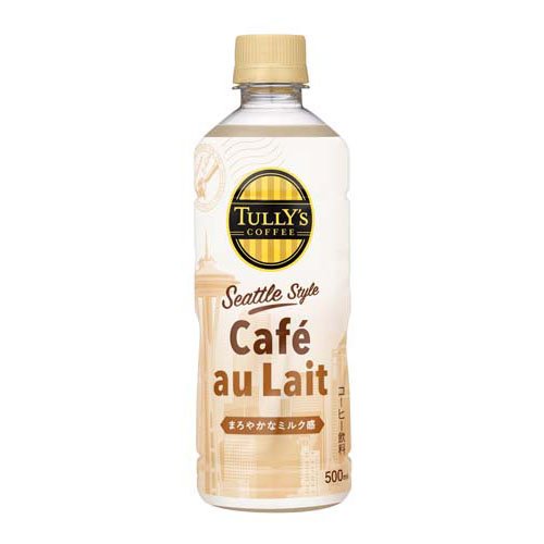 タリーズコーヒー シアトルスタイル カフェオレ ペットボトル(500ml×24本)