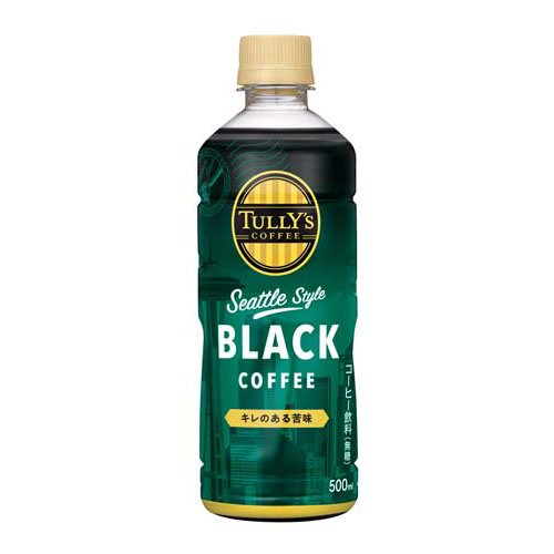 タリーズコーヒー シアトルスタイル ブラック 無糖 ペットボトル(500ml×24本入)