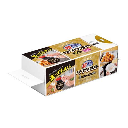 大王製紙 エリエール 超吸収キッチンタオル タフタオル2WAYタイプ 80枚