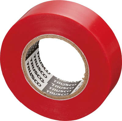 ＴＲＵＳＣＯ　脱鉛タイプビニールテープ　幅１９ｍｍＸ長さ１０ｍ　レッド