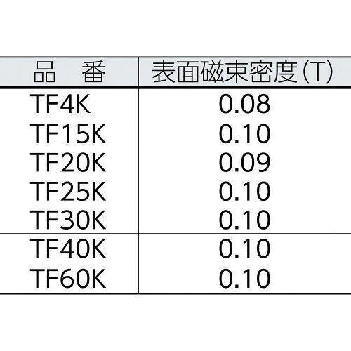 ＴＲＵＳＣＯ　フェライト磁石　６０ｍｍＸ３０ｍｍＸ１０ｍｍ　１個入り