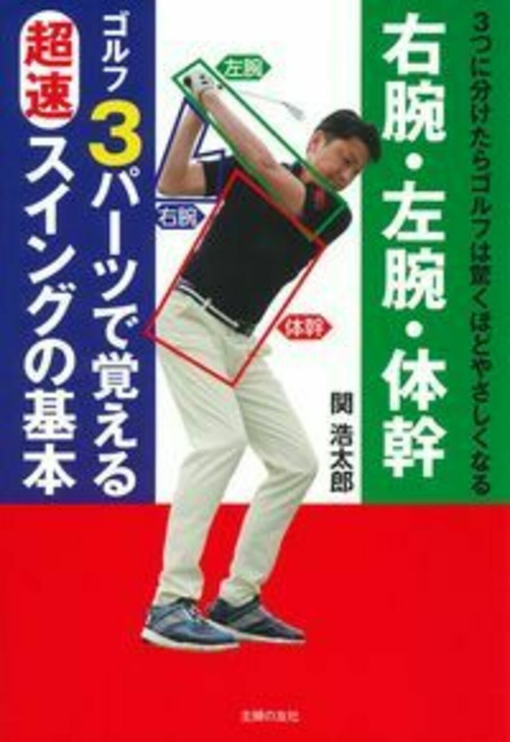 右腕・左腕・体幹ゴルフ３パーツで覚える超速スイングの基本/主婦の友社/関浩太郎