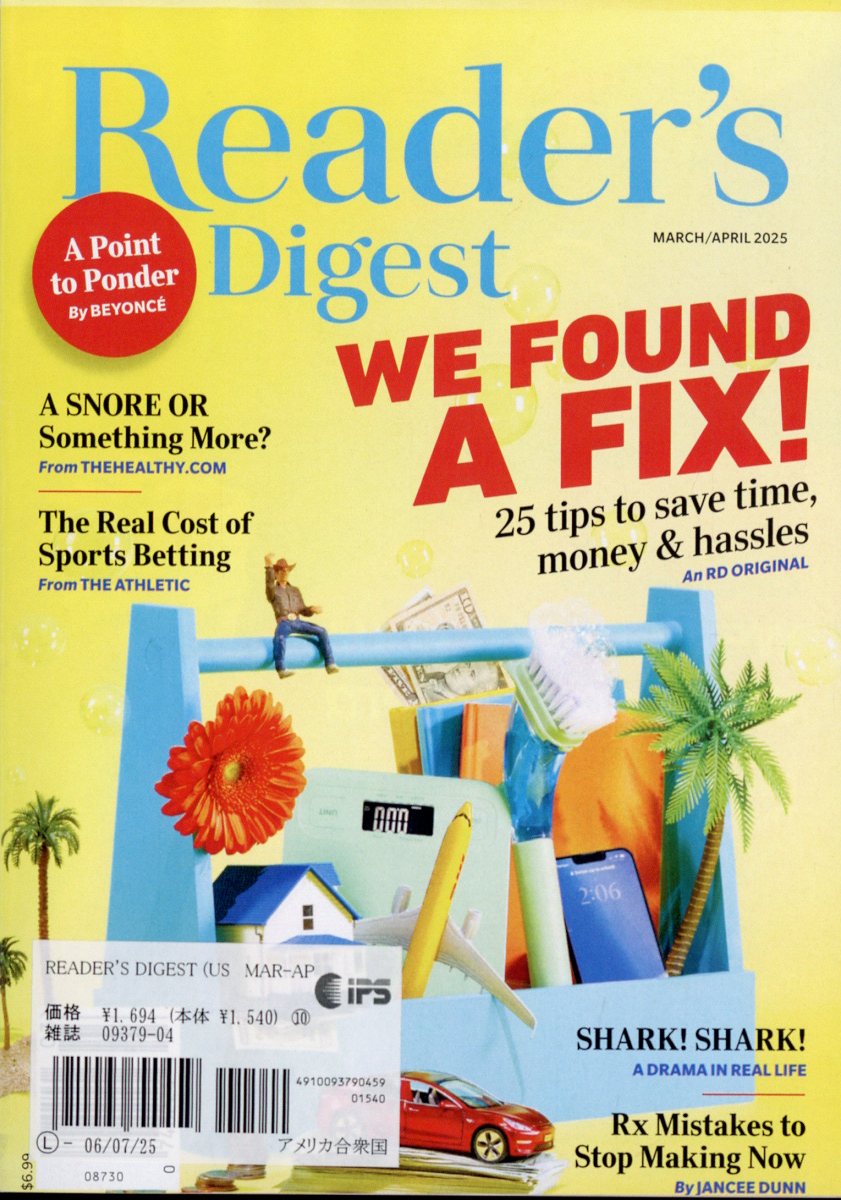 Reader's Digest 2025年 04月号 [雑誌]/日販アイ・ピー・エス