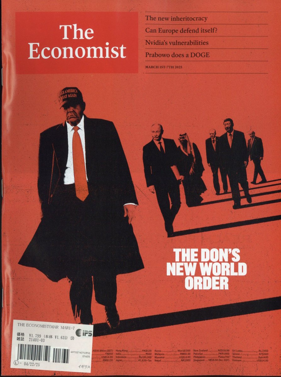 The Economist 2025年 3/7号 [雑誌]/日販アイ・ピー・エス