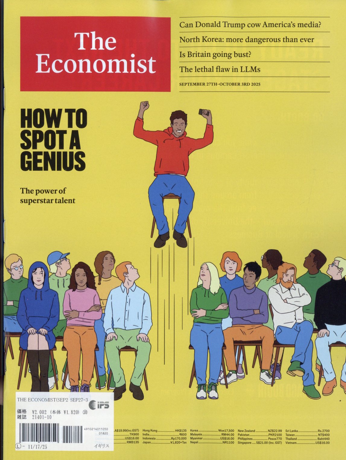 The Economist 2025年 10/3号 [雑誌]/日販アイ・ピー・エス