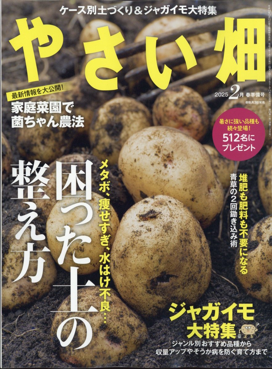 やさい畑 2025年 02月号 [雑誌]/家の光協会