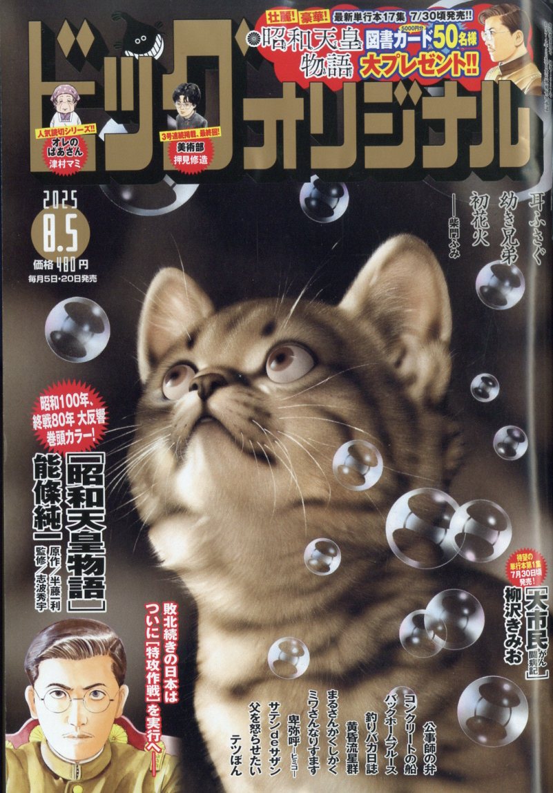 楽天市場】ビッグコミック オリジナル 2025年 8/20号 [雑誌]/小学館