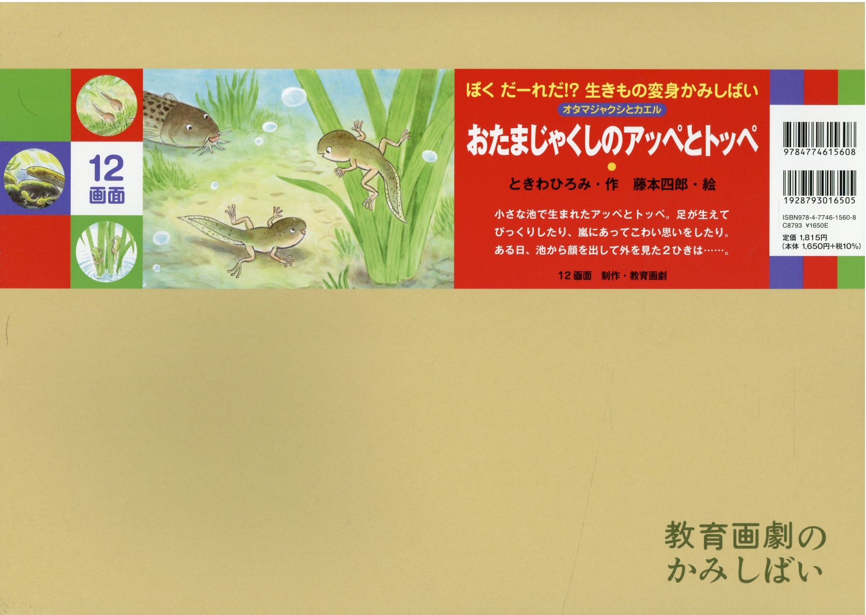 楽天市場】教育画劇 おたまじゃくしのアッペとトッペ オタマジャクシと
