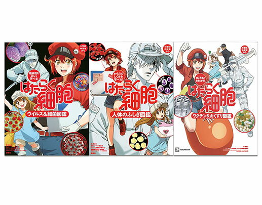 楽天市場】講談社 はたらく細胞図鑑セット（3冊セット）/講談社