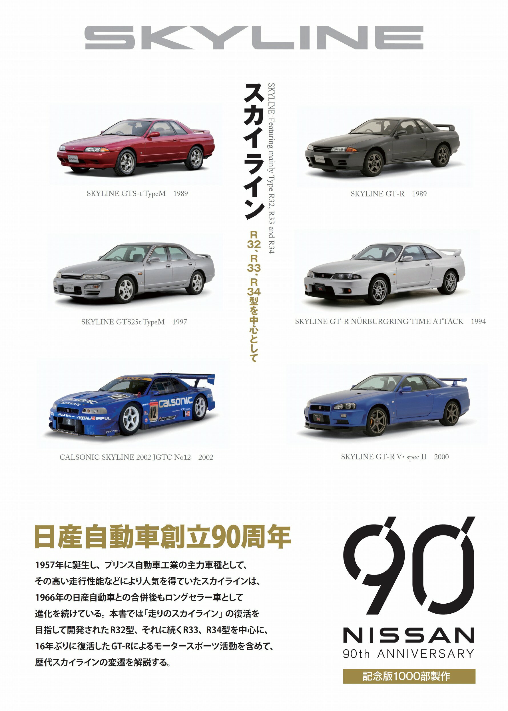 スカイライン Ｒ３２、Ｒ３３、Ｒ３４型を中心として 増補ニ訂版/三樹書房/当摩節夫