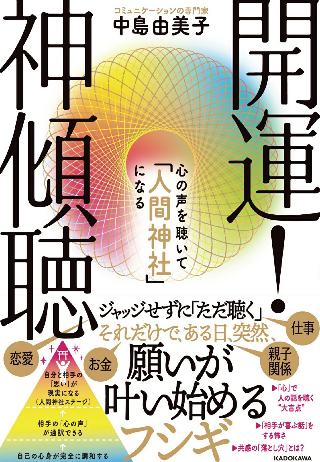 開運！神傾聴　心の声を聴いて「人間神社」になる/ＫＡＤＯＫＡＷＡ/中島由美子（声診断）
