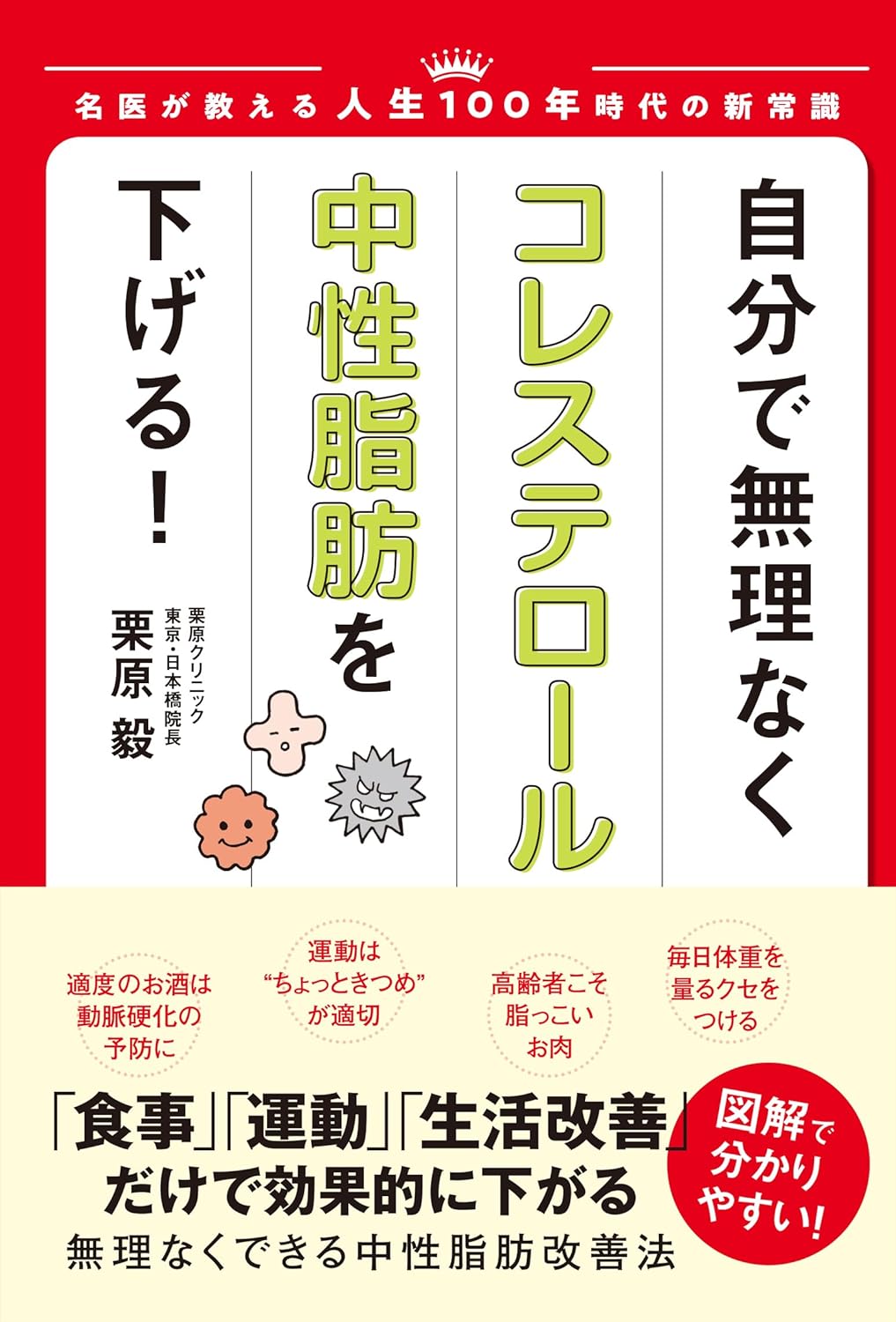 自分で無理なくコレステロール・中性脂肪を下げる！/日東書院本社/栗原毅