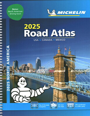 Michelin North America Road Atlas 2025: USA - Canada - Mexico Twenty Third/MICHELIN TRAVEL PUBN/Michelin