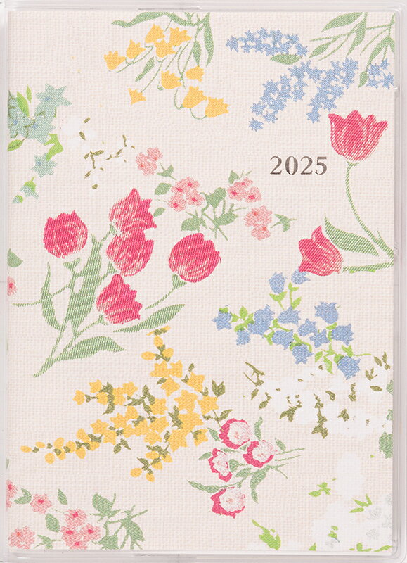 ２５５　ラフィーネ　プチ　１　手帳　高橋書店　２０２５年版　花柄　マンスリー　Ｂ/高橋書店