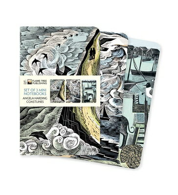 Angela Harding: Coastlines Set of 3 Mini Notebooks/FLAME TREE PUB/Flame Tree Studio
