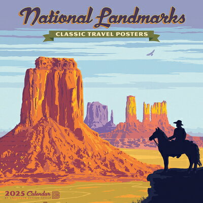 National Landmarks 2025 12 X 12 Wall Calendar/WILLOW CREEK PR/Anderson Design Group