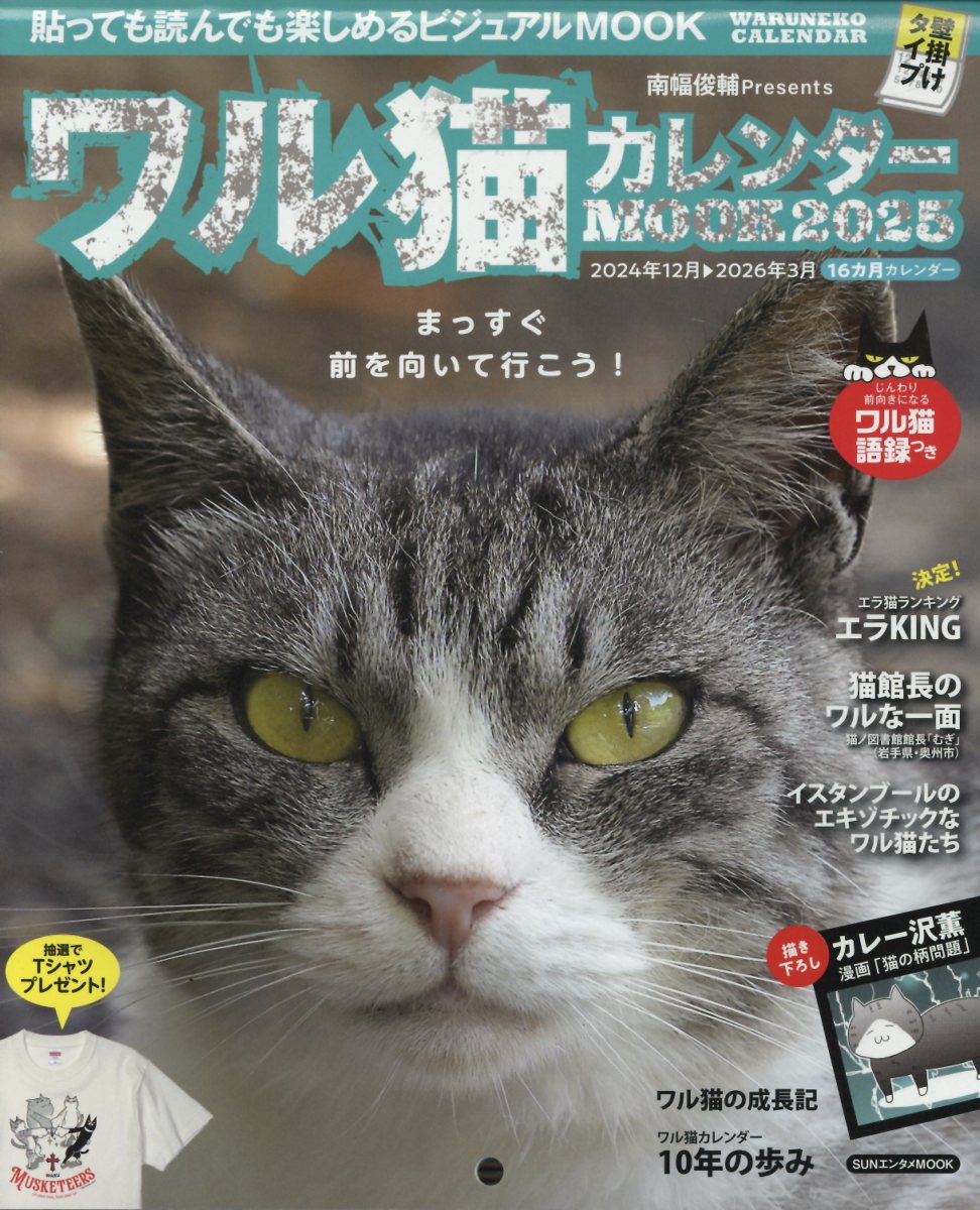 ワル猫カレンダーＭＯＯＫ ２０２５/マガジン・マガジン/南幅俊輔