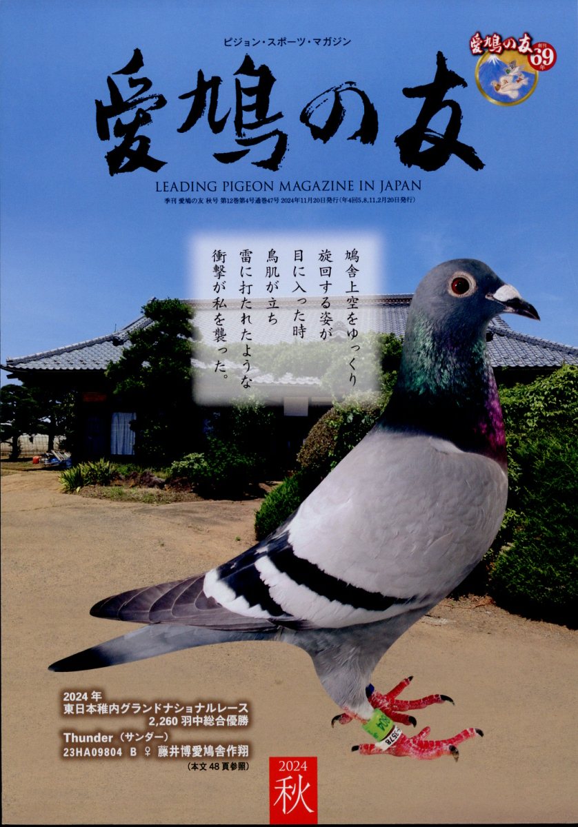 楽天市場】AIKYU NO TOMO (愛鳩の友) 2024年 02月号 [雑誌]/愛鳩の友社
