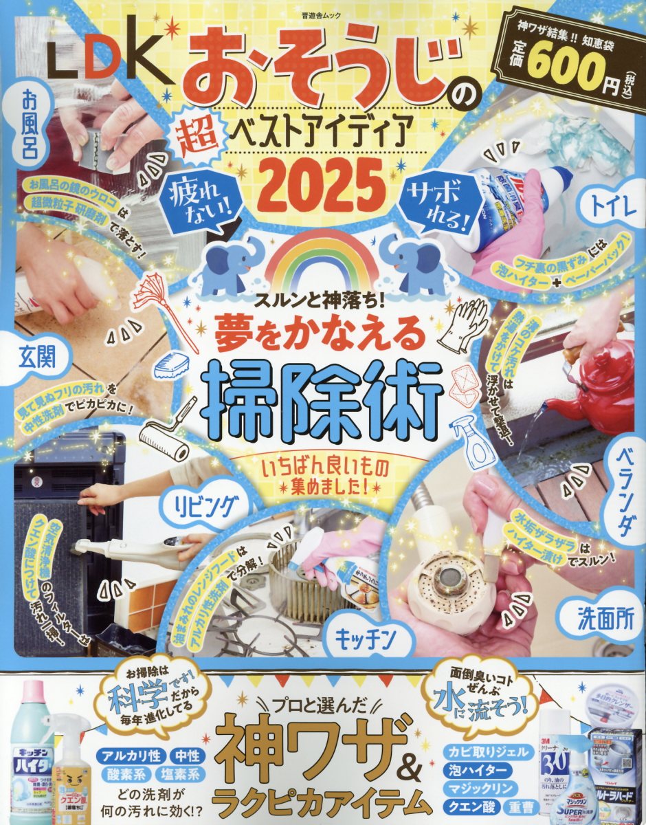 ＬＤＫおそうじの超ベストアイディア ２０２５/晋遊舎