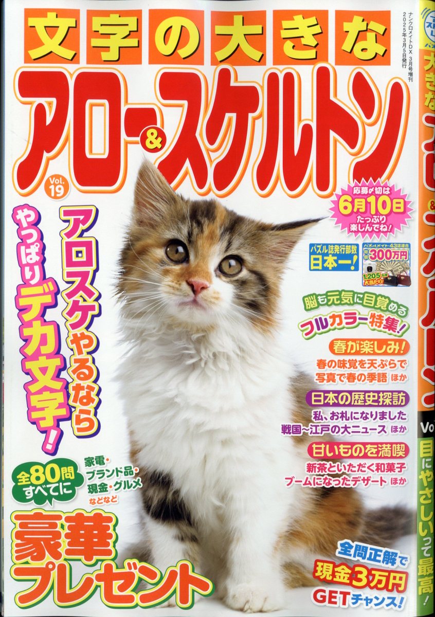 文字の大きなアロー&スケルトン 19 2025年 03月号 [雑誌]/マガジン・マガジン