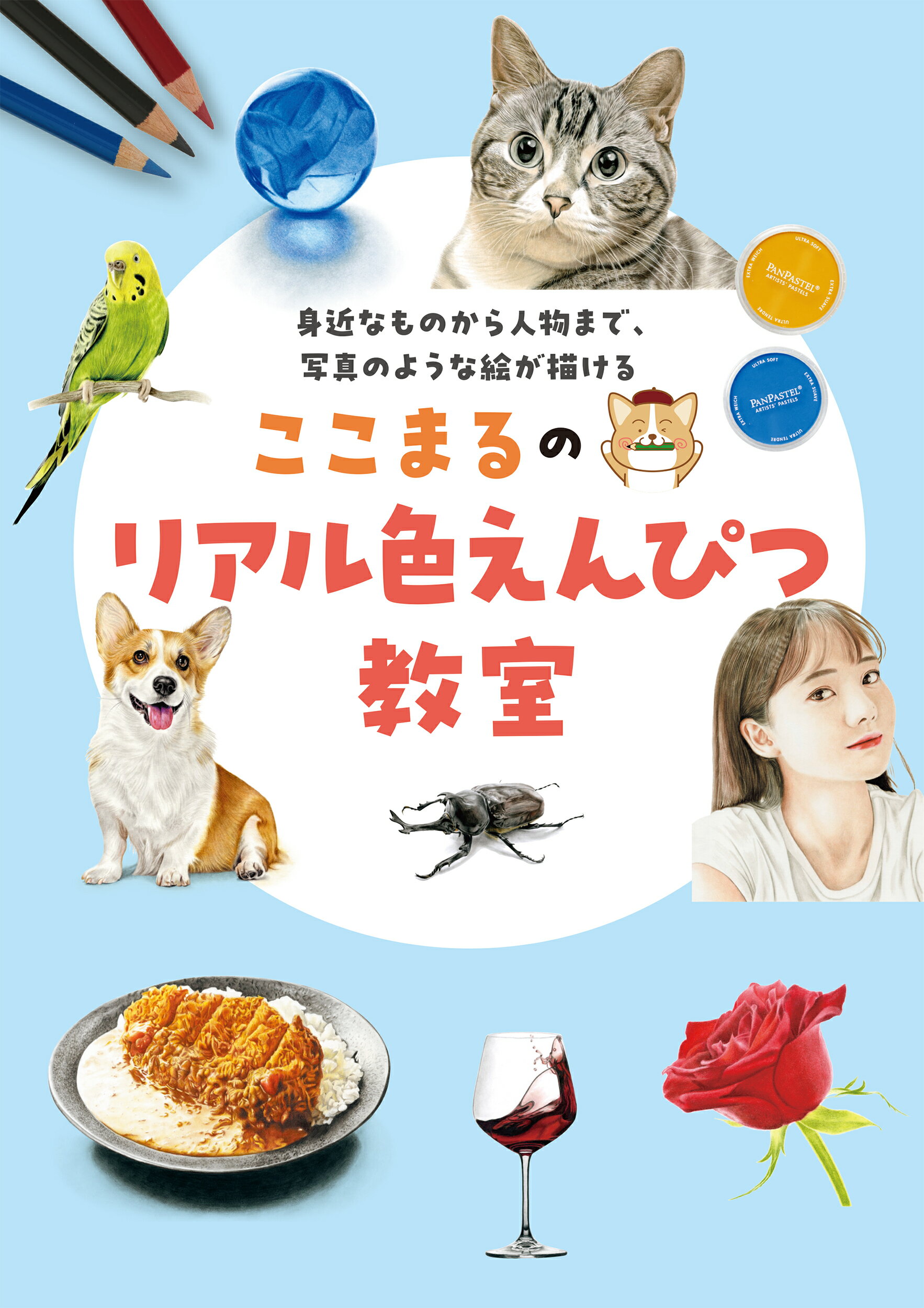 ここまるのリアル色えんぴつ教室 身近なものから人物まで、写真のような絵が描ける/誠文堂新光社/ここまる