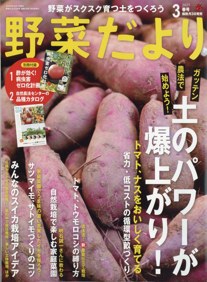 野菜だより 2025年 03月号 [雑誌]/ブティック社