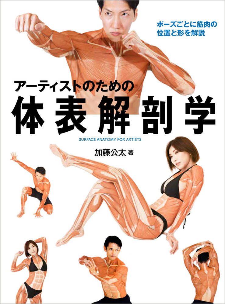 アーティストのための体表解剖学 ポーズごとに筋肉の位置と形を解説/ホビ-ジャパン/加藤公太