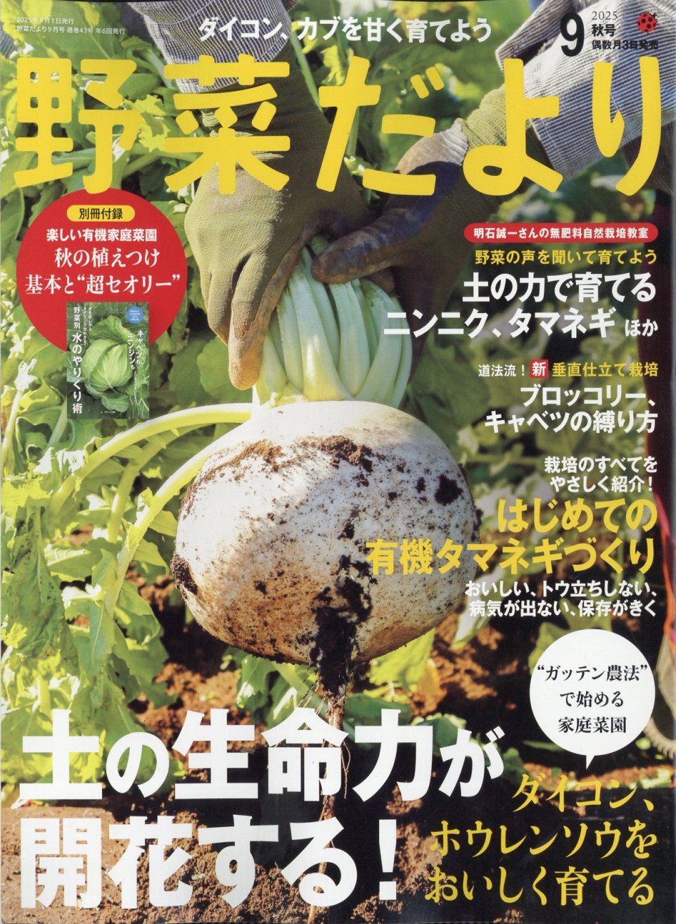 野菜だより 2025年 09月号 [雑誌]/ブティック社