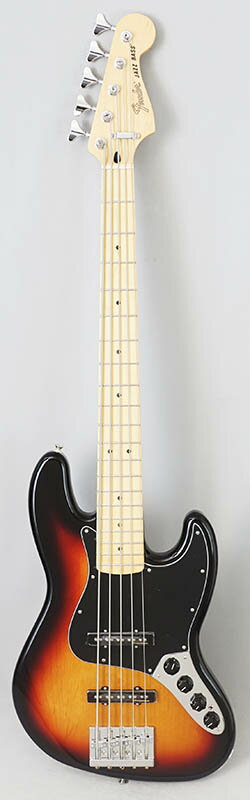 楽天市場】Fender Deluxe Active Jazz Bass V 3-Color Sunburst/Maple