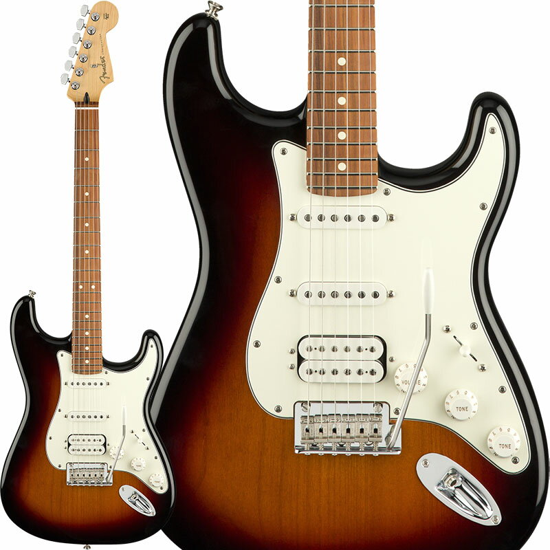 楽天市場】Player Stratocaster 3-Color Sunburst/Pau Ferro Made In