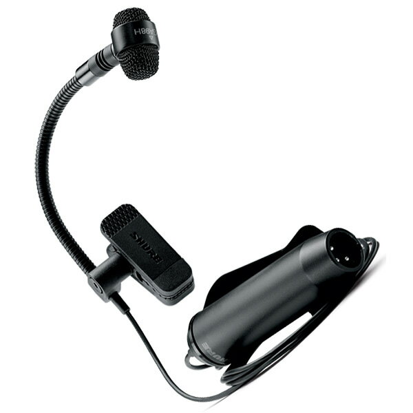 シュア カーディオイド・コンデンサー・管楽器用マイクロホン XLRケーブル付き PGA98H-XLR SHURE