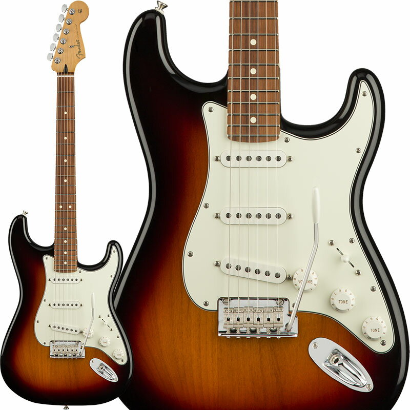 楽天市場】Player Stratocaster 3-Color Sunburst/Pau Ferro Made In