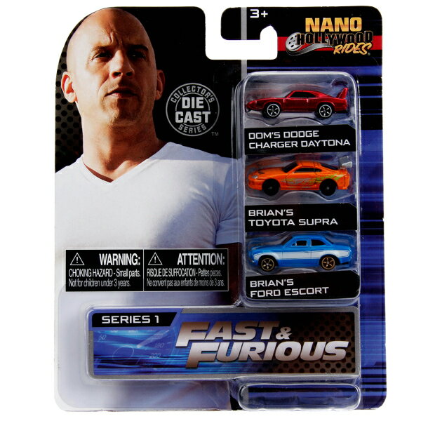 楽天市場】JADA TOYS ミニカー 1.65 NANO HOLLYWOOD RIDES - FAST