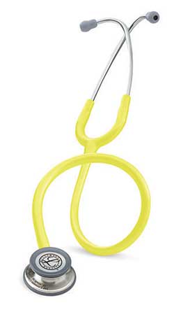 Littmann Classic III 聴診器 イエロー Littmann Classic III Stethoscope, Lemon-Lime, 5839