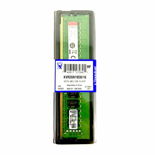 Kingston メモリ KVR26N19D8/16