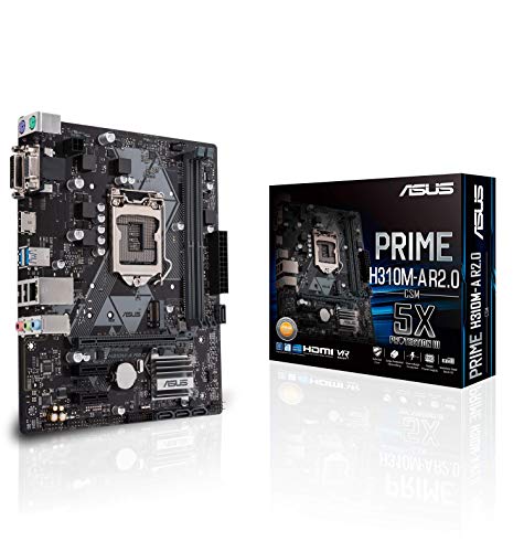 ASUS Intel H310 搭載 マザーボード LGA 1151 対応 PRIME H310M A R2.0 / DDR4 / 2666MHz / SATA 6Gbps