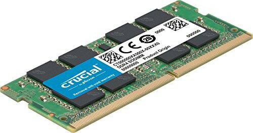 Crucial 32GB DDR4 3200 MT/s(PC4-25600)CL22 DR x8 Unbuffered SODIMM 260pin CT32G4SFD832A