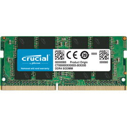 Crucial 32GB DDR4 3200 MT/s(PC4-25600)CL22 DR x8 Unbuffered SODIMM 260pin CT32G4SFD832A