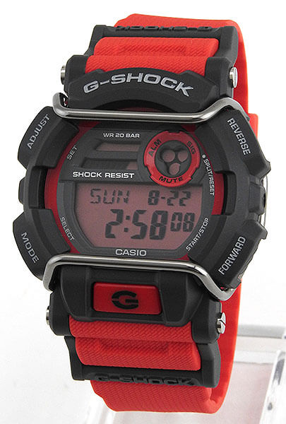 [カシオ]CASIO 腕時計 G-SHOCK G-7900A-4 メンズ Casio Men's Watch G-Shock World Timer Digital Dial Red Resin