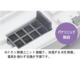パナソニック ヒートレスファン(気化)式加湿機 ナノイー搭載タイプ ホワイト FE-KXF15-W