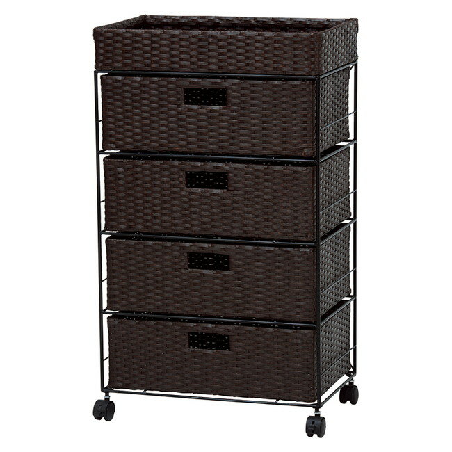 ラタン調　チェスト　4段ワイド　ブラック 楽天市場】サカベ サカベ ラタン調チェスト4段ワイド ブラウン | 価格