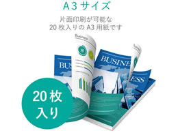 エレコム エコノミー光沢紙 薄手 A3 ホワイト EJK-GUA320(20枚入)