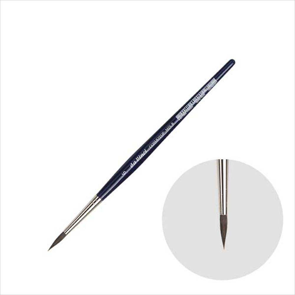 ダヴィンチ 水彩筆 シリーズ スモトップミックス 丸 6号