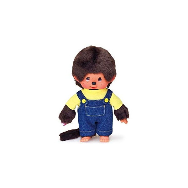 モンチッチS男の子　オーバーオール　イエロー　レッド　女の子　美品 モンチッチS男の子 オーバーオール イエロー レッド 女の子 美品