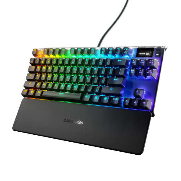 STEELSERIES ゲーミングキーボード APEX 7 TKL RED US
