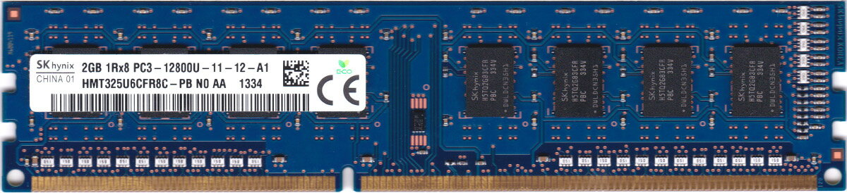 SK hynix 2GB 240ピン DIMM デスクトップパソコン用メモリ HMT325U6CFR8C-PB