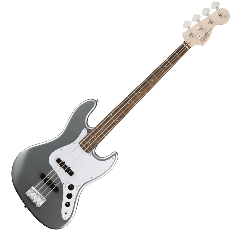 美品 Squier Affinity Series Jazz Bass シルバー Squier Affinity Series Jazz Bass - Slick Silver | Sweetwater